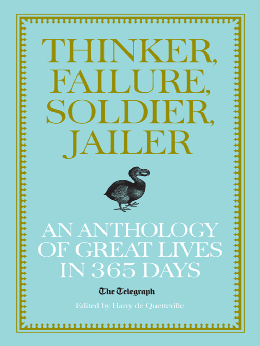 Title details for Thinker, Failure, Soldier, Jailer by Harry Quetteville - Available